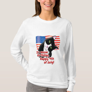 4th of July Cat T-Shirt