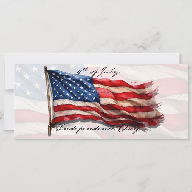 4th of July – Celebrate with US Flag (Front)