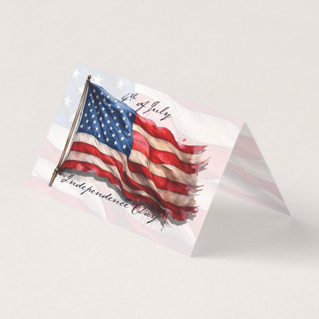 4th of July – Celebrate with US Flag (Front)