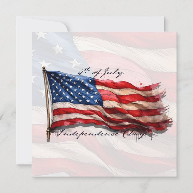 4th of July – Celebrate with US Flag (Front)