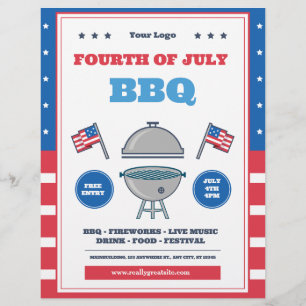 4th of July Celebration, Independence Day  Flyer