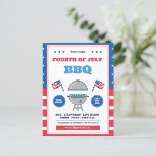 4th of July Celebration, Independence Day Postcard