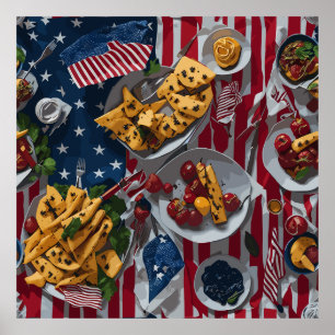 4th of July Celebration Poster