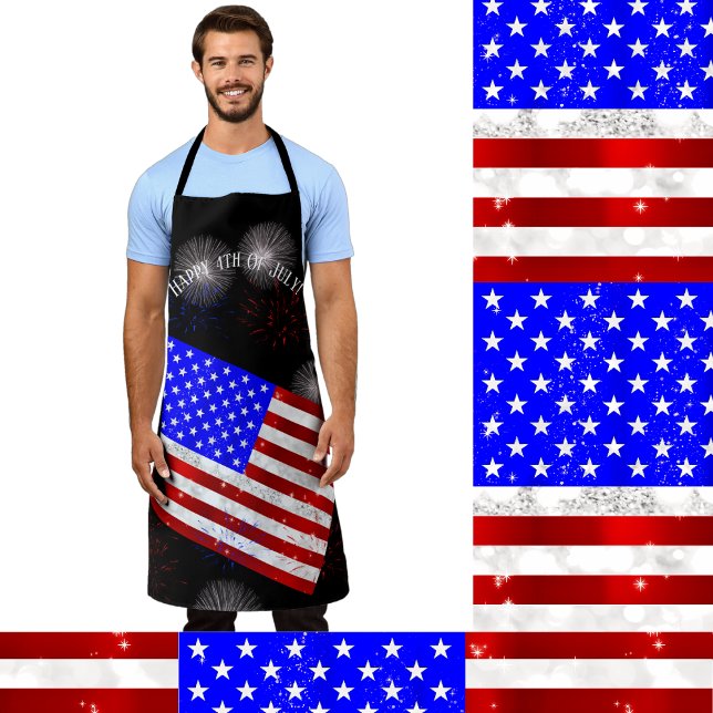 4th of July Celebration - USA flag Apron (Creator Uploaded)