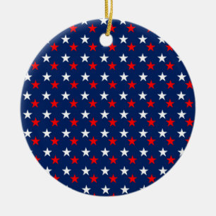 4th of July Ceramic Tree Decoration