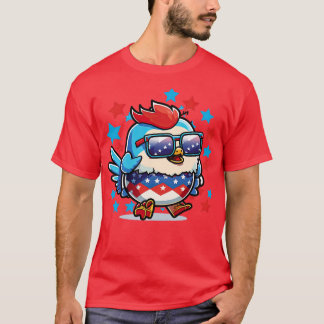 4th of July Chicken 4 T-Shirt