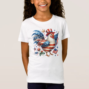 4th of July Chicken Clipart-61531 T-Shirt