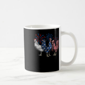 4th Of July Chicken Patriotic Mum Farm Coffee Mug