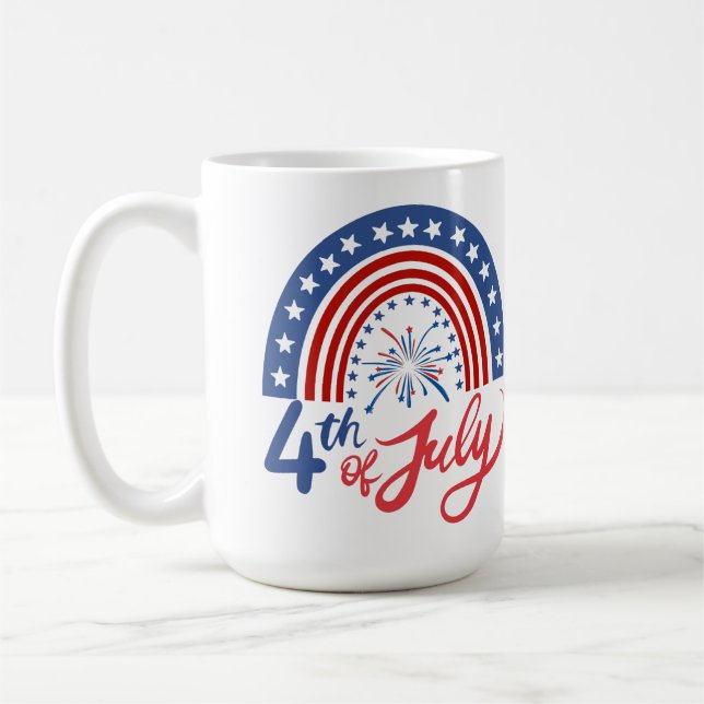 4th of July Coffee Mug (Left)