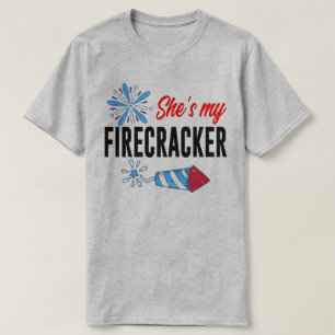 4th of july Couples, Patriotic Matching Couple    T-Shirt