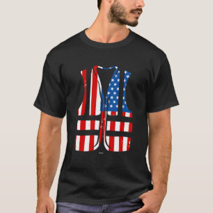 4Th Of July Coworker Swagazon Associate Usa Safety T-Shirt