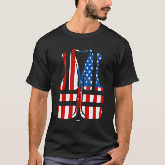 4Th Of July Coworker Swagazon Associate Usa Safety T-Shirt