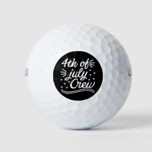 4th Of July Crew Golf Balls