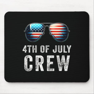 4th Of July Crew Matching Family Outfits Men Women Mouse Mat