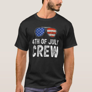 4th Of July Crew Matching Family Outfits Men Women T-Shirt