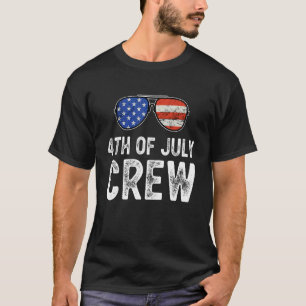 4th Of July Crew Matching Family Outfits Men Women T-Shirt