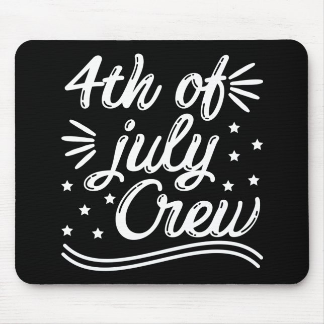 4th Of July Crew Mouse Mat (Front)