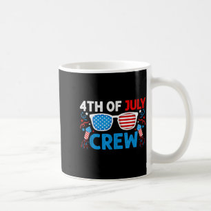 4th Of July Crew Patriotic Independence Day Coffee Mug