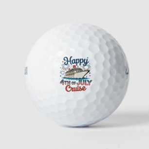 4th Of July Cruise 250th Anniversary Cruising Golf Balls
