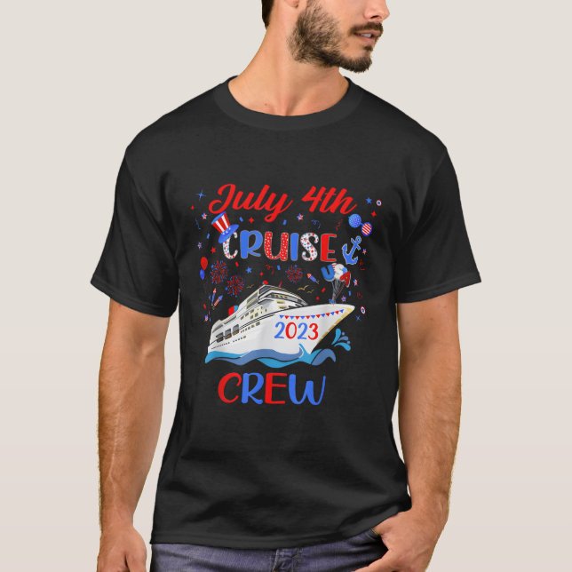 4Th Of July Cruise Trip T-Shirt (Front)
