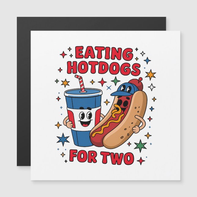 4th Of July Cute Hotdogs (Front/Back)