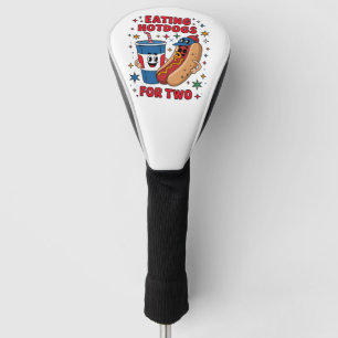 4th Of July Cute Hotdogs Golf Head Cover