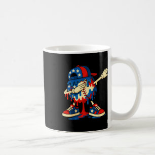 4th Of July Dabbing Sell Drip Ice Cream For Boys U Coffee Mug