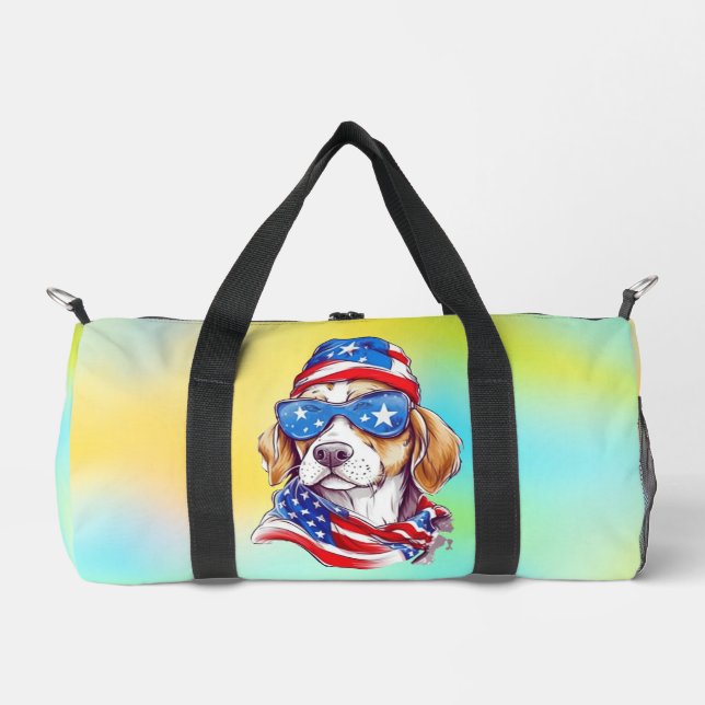 4th Of July Dog Sublimation-66361 Duffle Bag (Front)