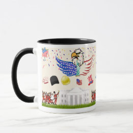4th of July DoubleSide Print Mugs