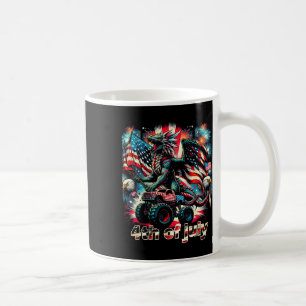 4th Of July Dragon Monster Truck Byld Eagle Americ Coffee Mug