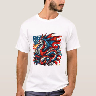 4th of July Dragon T-Shirt