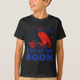 4th Of July Eagle Beer Today We Boom Fireworks T-Shirt