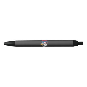 4th Of July Eagle Freedom Patriotic Black Ink Pen