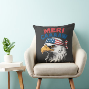 4th Of July Eagle Freedom Patriotic Cushion
