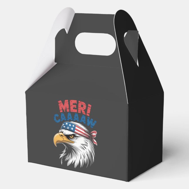 4th Of July Eagle Freedom Patriotic Favour Box (Front)