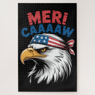 4th Of July Eagle Freedom Patriotic Jigsaw Puzzle