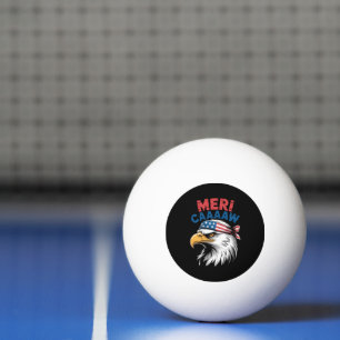 4th Of July Eagle Freedom Patriotic Ping Pong Ball