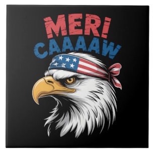 4th Of July Eagle Freedom Patriotic Tile