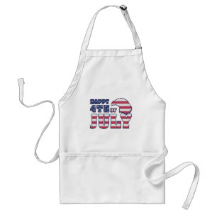 4th of July Eagle Head Standard Apron