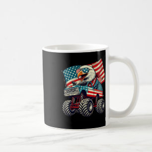 4th Of July Eagle Monster Truck American Flag Usa Coffee Mug