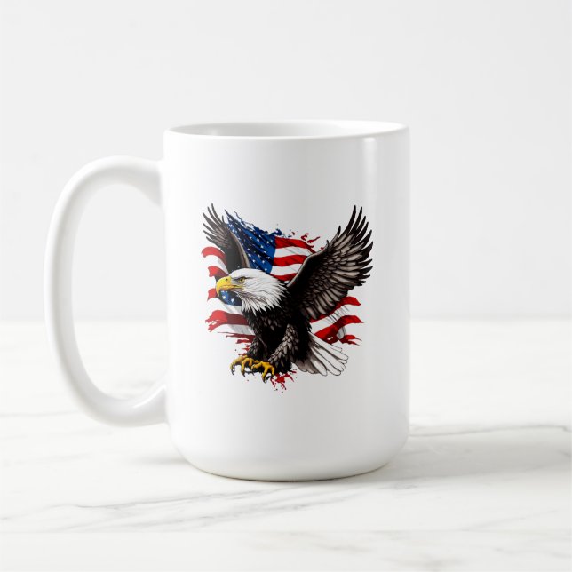 4th Of July Eagle Mug (Left)