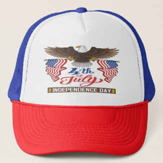 4th of July Eagle  Trucker Hat