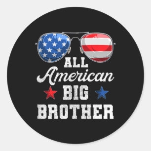 4th Of July Family Matching Shirts Classic Round Sticker