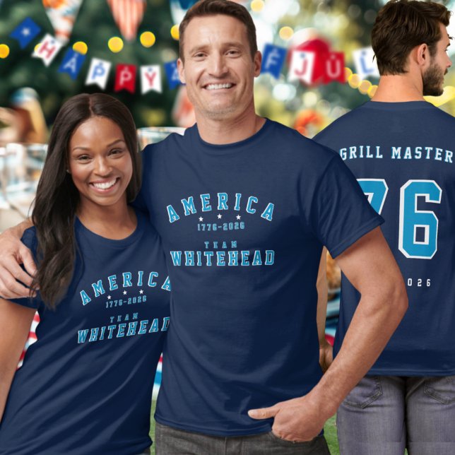 4th Of July Family Photos Matching Group Customize T-Shirt (Creator Uploaded)