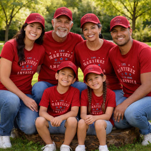 4th Of July Family Photoshoot Matching Customise T-Shirt