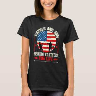 4th Of July Father And Son Fishing Partners For Li T-Shirt