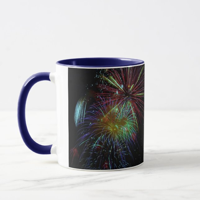 4th of July Firewords Mug (Left)