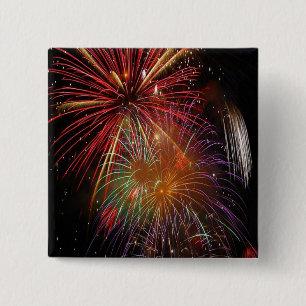 4th of July Fireworks Button