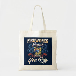 4th of July Fireworks Expert Gag Tote Bag