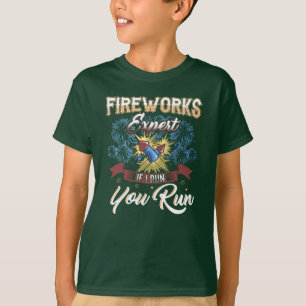 4th of July Fireworks Expert If I Run Matching T-Shirt
